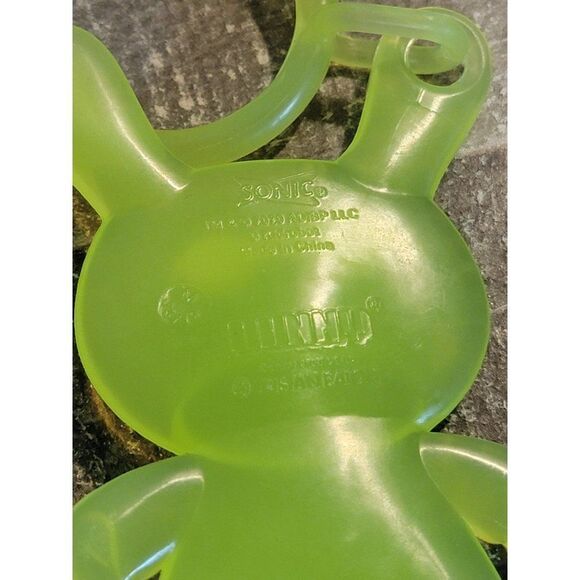 Sonic 2020 Dunny bunny Green keychain‎ angry toy figure - Picture 4 of 4
